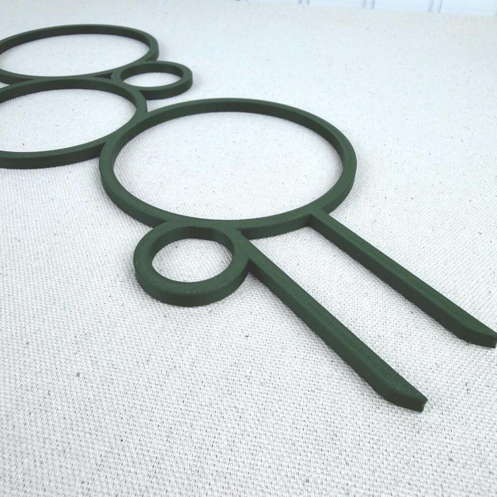 Plant Trellis,Bubble Inspired Plant Support,Geometric Circles,Indoor,11.5" tall - Picture 6 of 11